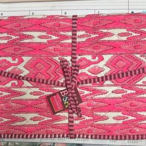 Home Dining Table Linens - Pink and Cream
